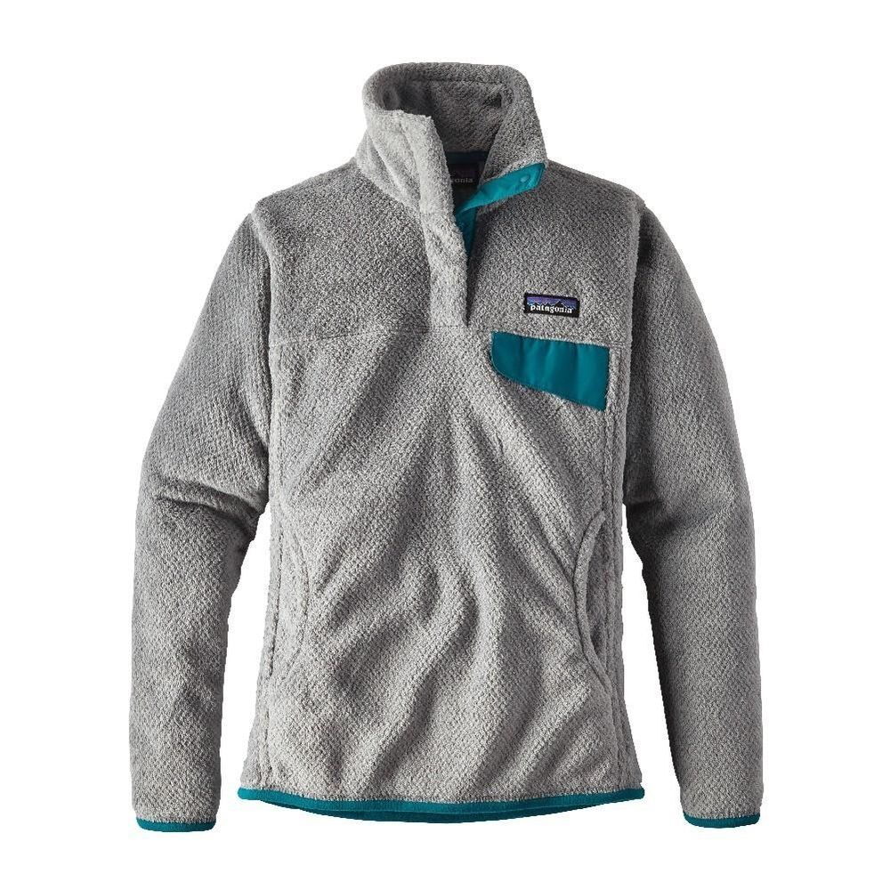 PATAGONIA RE-TOOL SNAP-T PULLOVER WOMEN'S TAILORED GREY NICKEL X-DYE/ELWHA BLUE